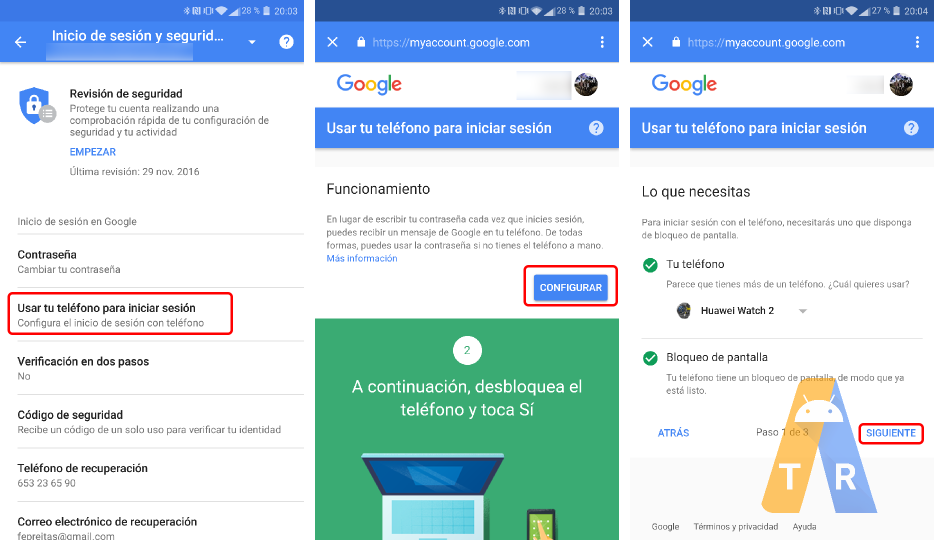 La manera más fácil de verificar tu identidad en Google AndroidTR