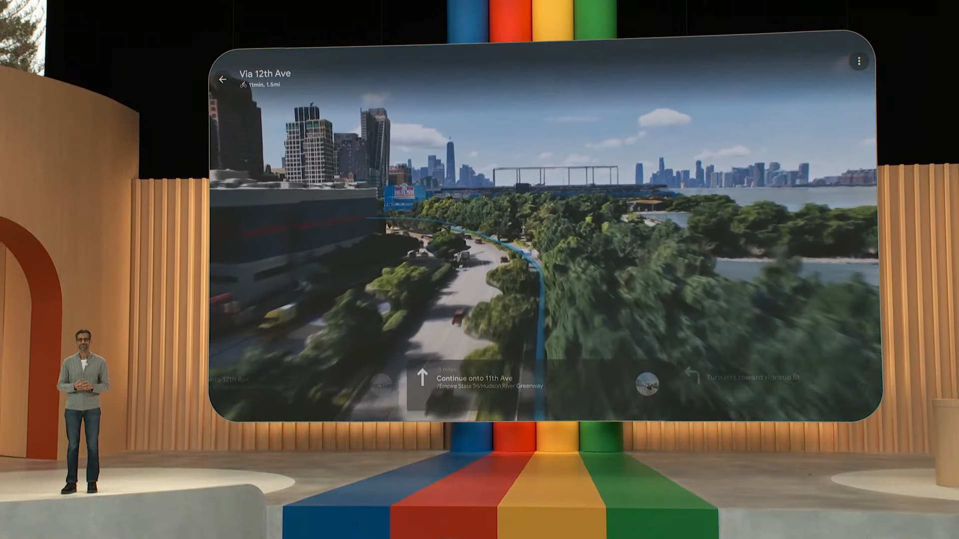 Nueva vista de Google Maps inmersiva en 3D.