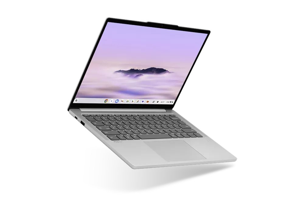 Imagen promocional del nuevo Lenovo Chromebook Plus 14