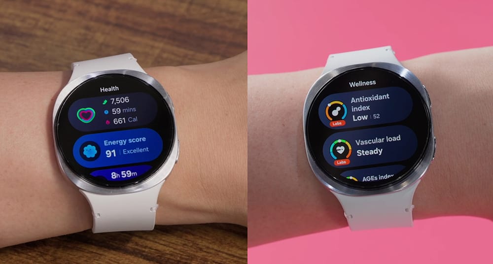 Nueva UI rediseñada del Samsung Galaxy Watch 8.