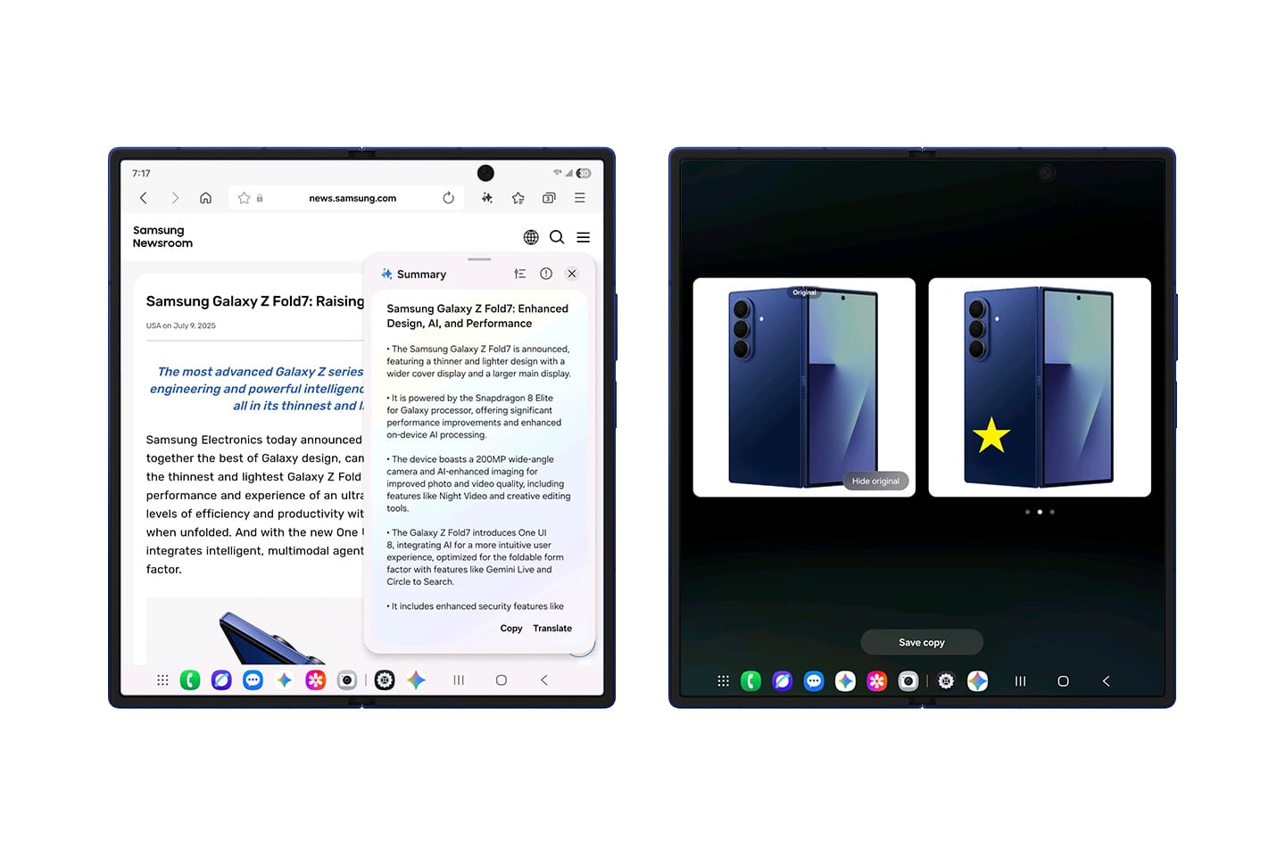 Imagen promocional de One UI 8