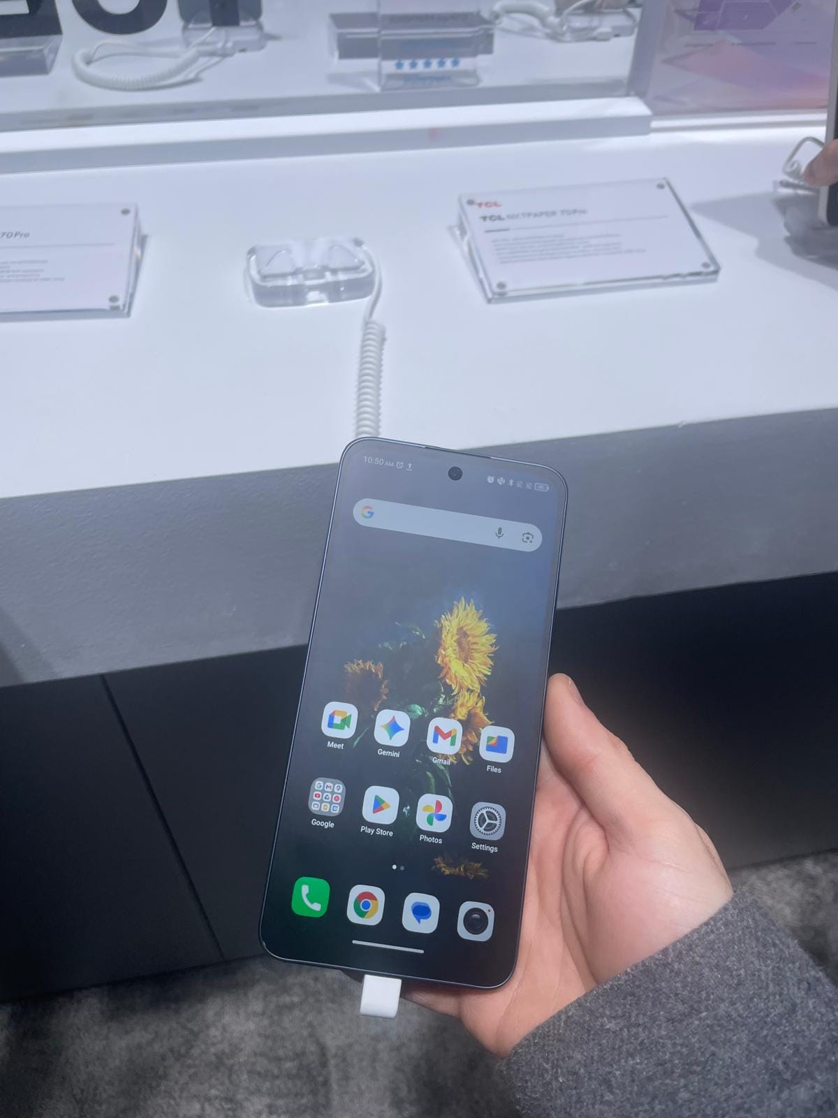 Fotografía frontal del nuevo NXTPAPER 70 Pro presentado durante el MWC 2026 de Barcelona
