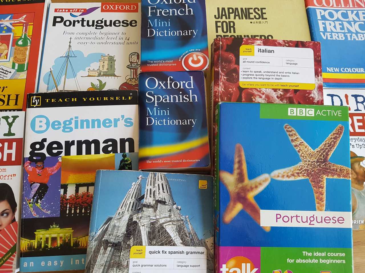 Diccionarios en diferentes idiomas