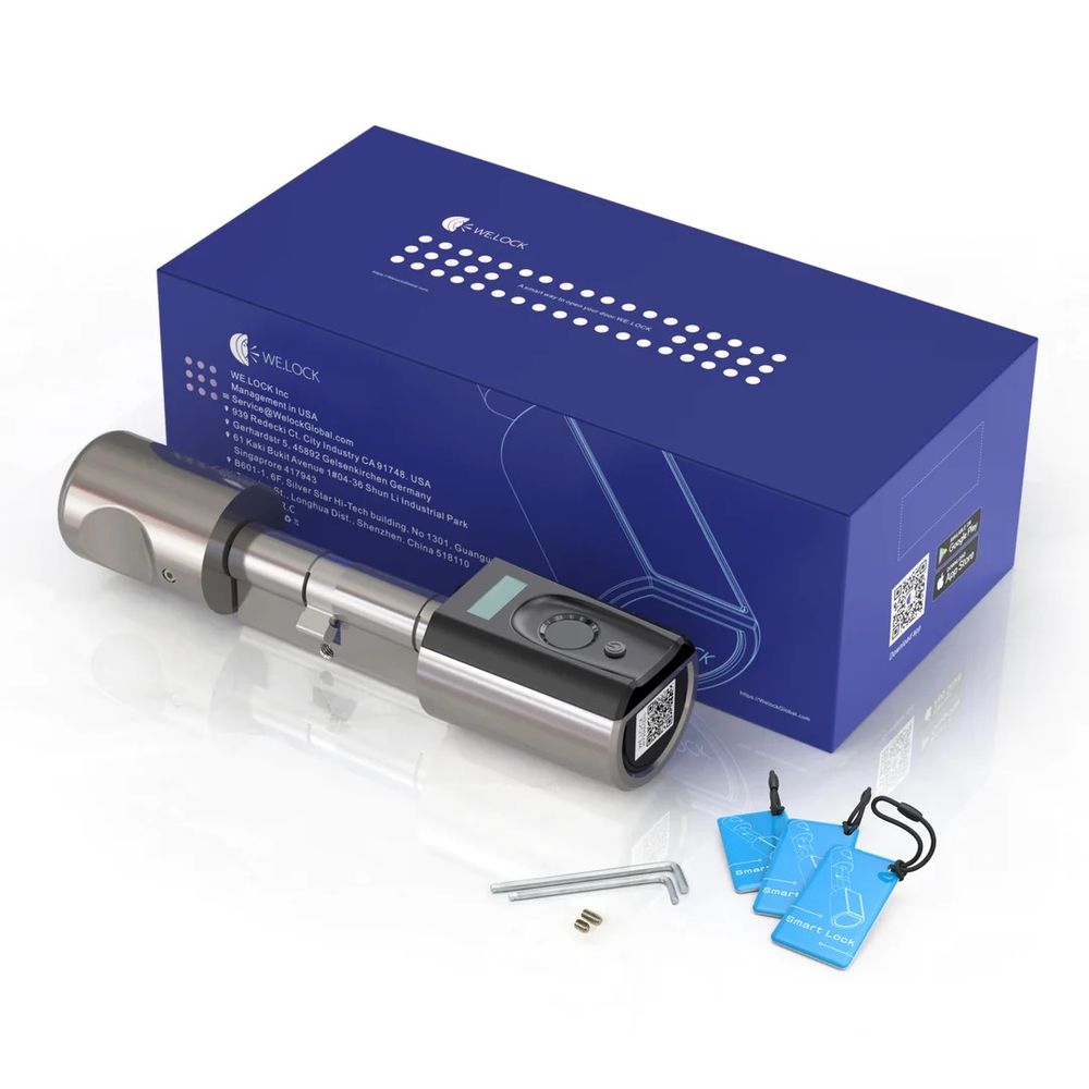 Cerradura de Welock en su caja