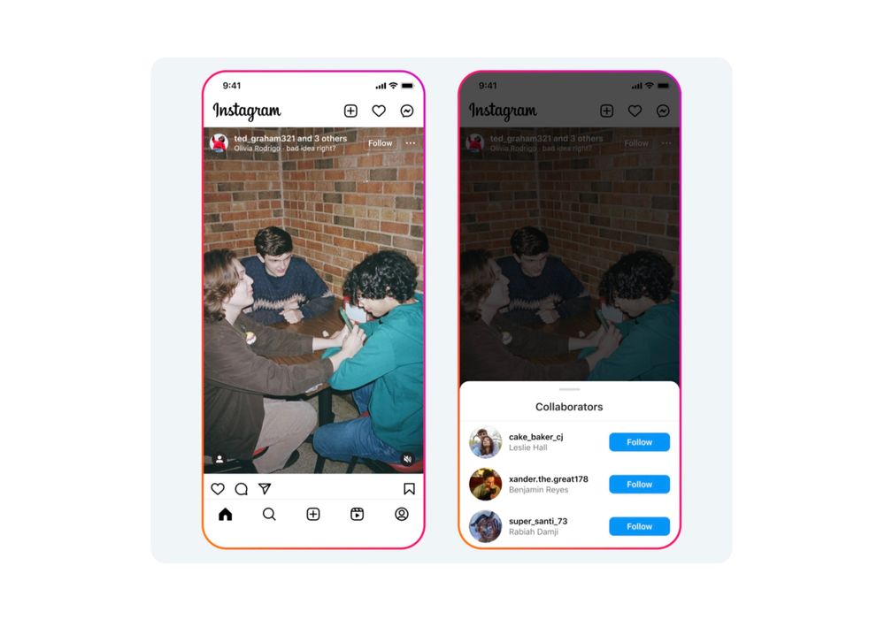 Capturas de pantalla de Instagram.