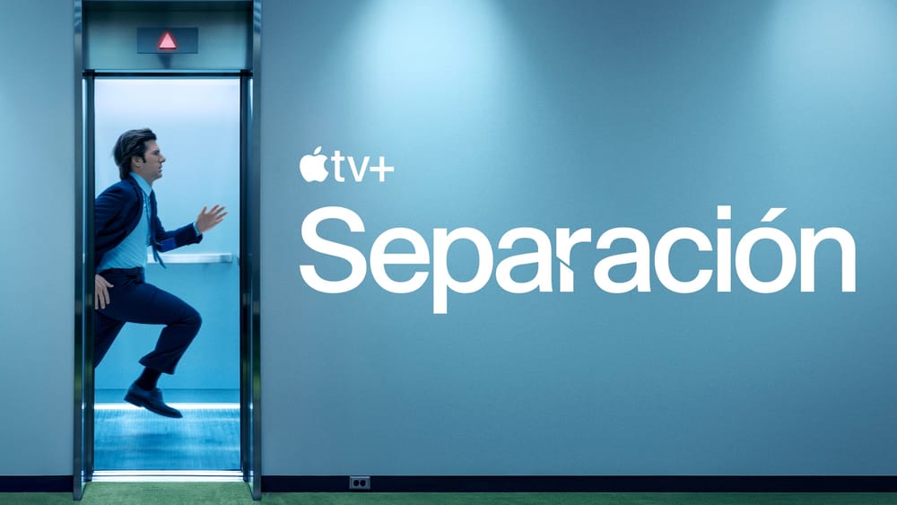 Imagen promocional de la serie Separación (Severance) disponible en Apple TV+