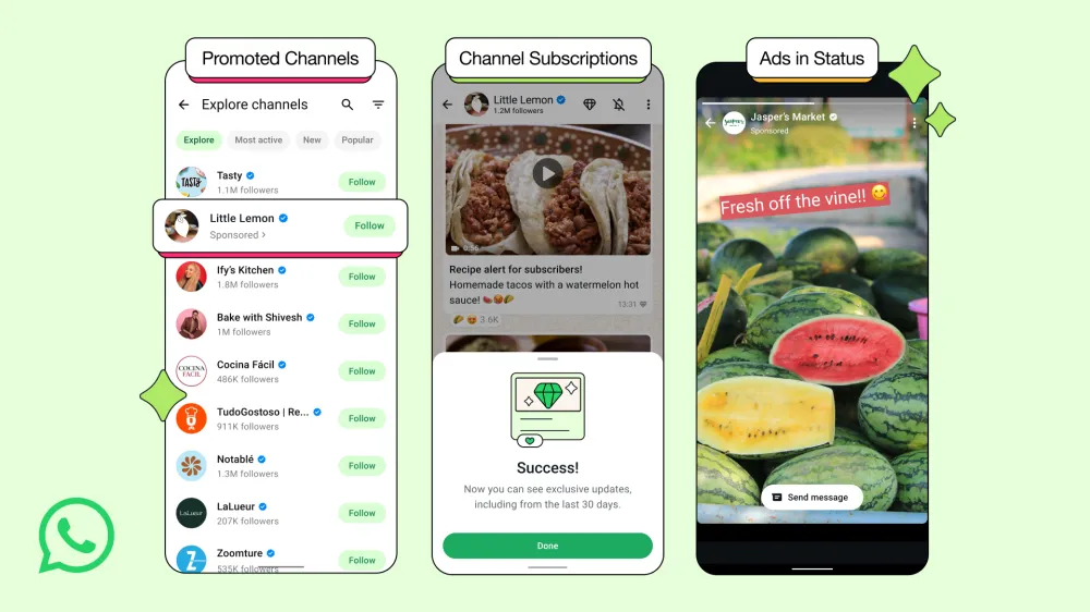 WhatsApp revoluciona la pestaña de Novedades