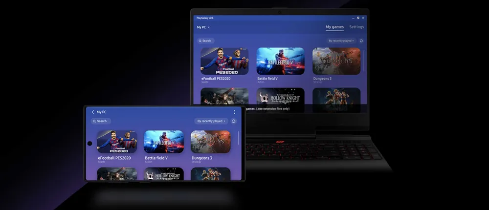 Pantallas de ordenadores con la plataforma de juegos online abierta