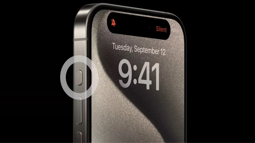 Nuevo iPhone 15 Pro en color gris oscuro