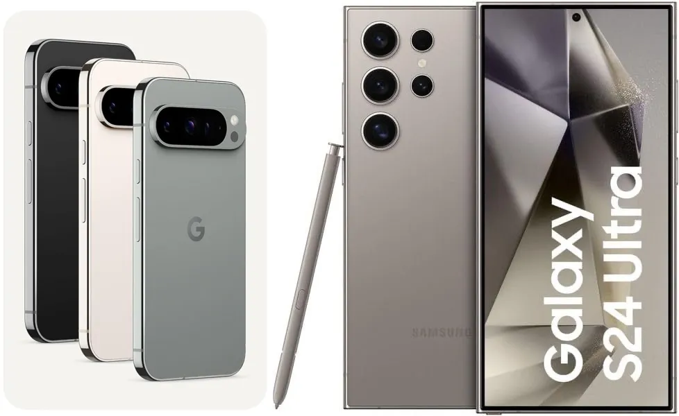 Google Pixel 9 Pro XL vs Samsung Galaxy S24 Ultra