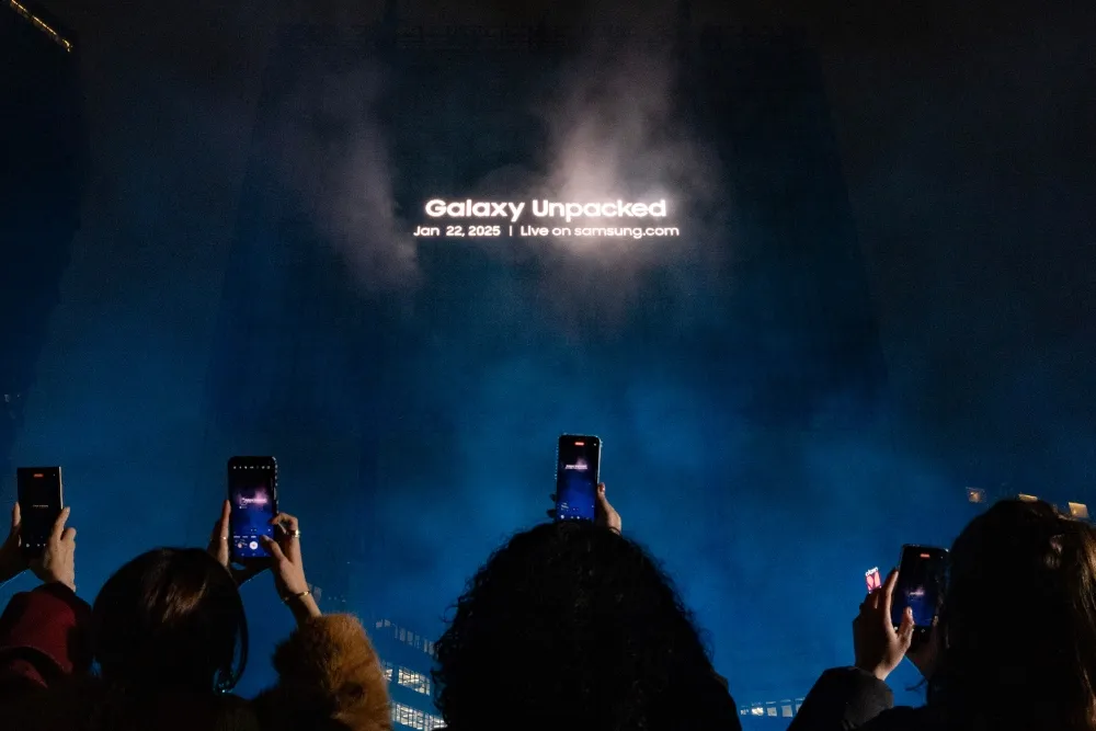Imagen promocional del evento de Samsung que ha tenido lugar en Londres.