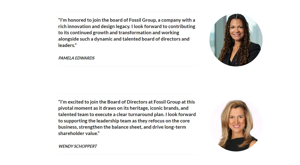 Foto de las nuevas incorporaciones al grupo de Fossil