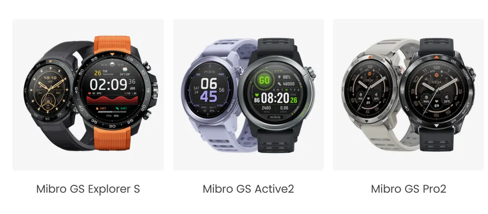 Smartwatchs de la marca Mibro