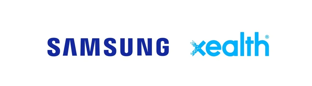 Logo de Samsung y xealth