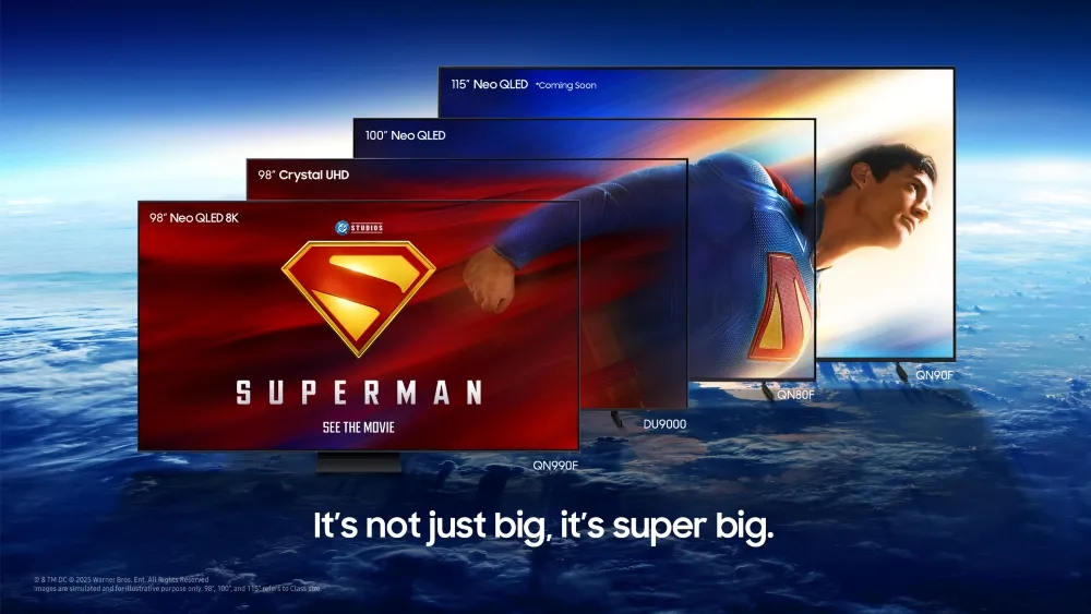 Experiencia Super Big de Superman con Samsung