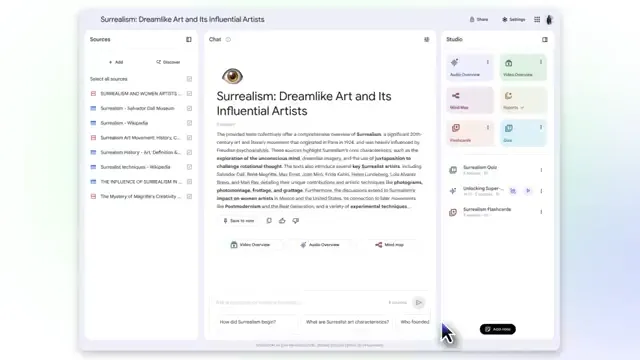 NotebookLM se actualiza con Learning Guide