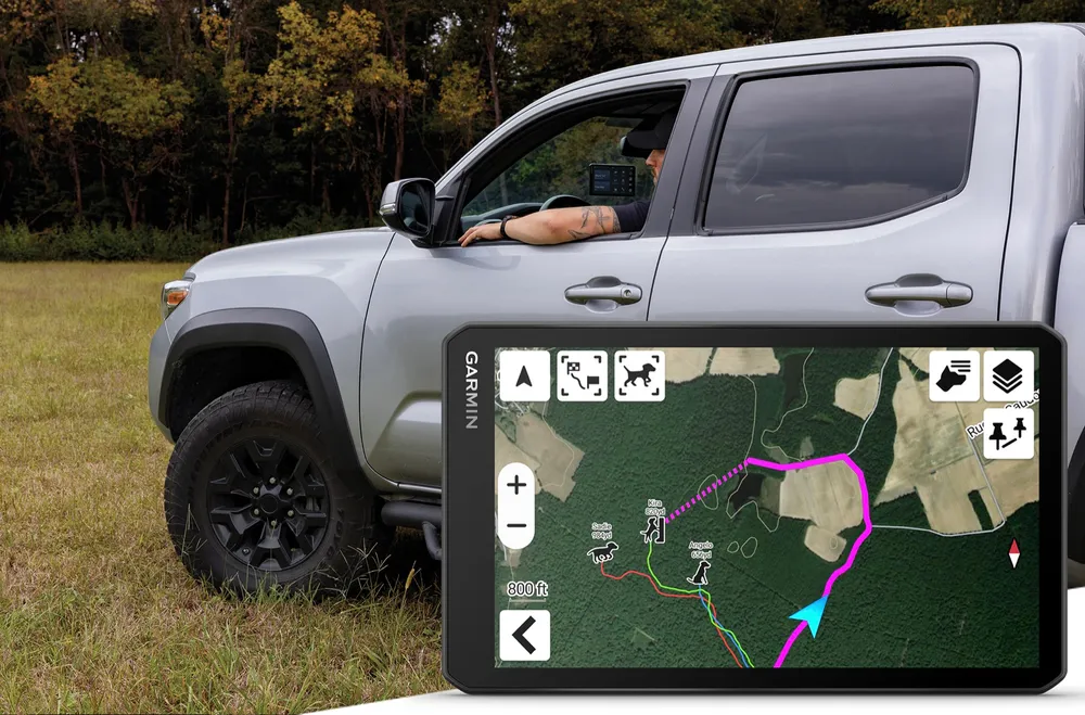 Imagen promocional del Garmin DriveTrack 72