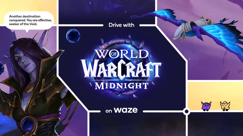 Xal'atath de World of Warcraft invade Waze