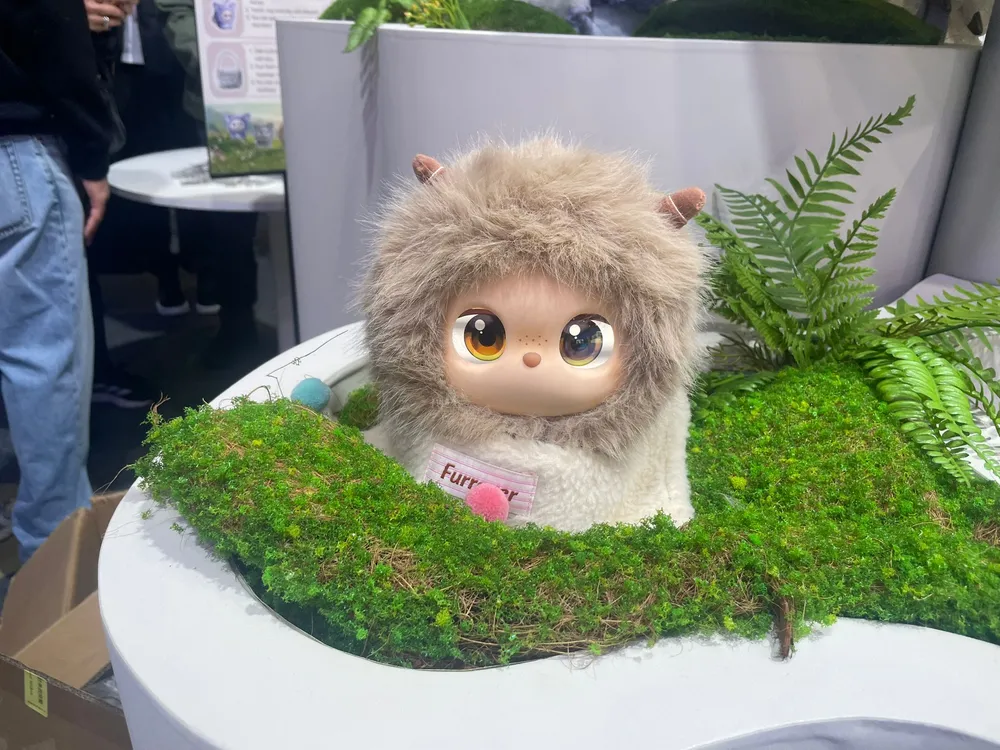 Fotografía de las nuevas mascotas digitales con IA de ZTE llamadas iMoochi