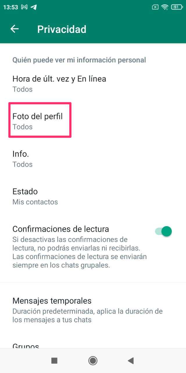 Cómo Ocultar La Foto De Perfil En Whatsapp 8260