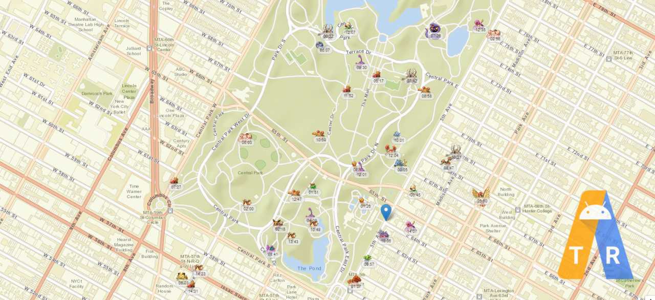 Pokémon en Central Park
