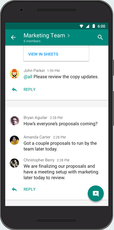 hangouts chat