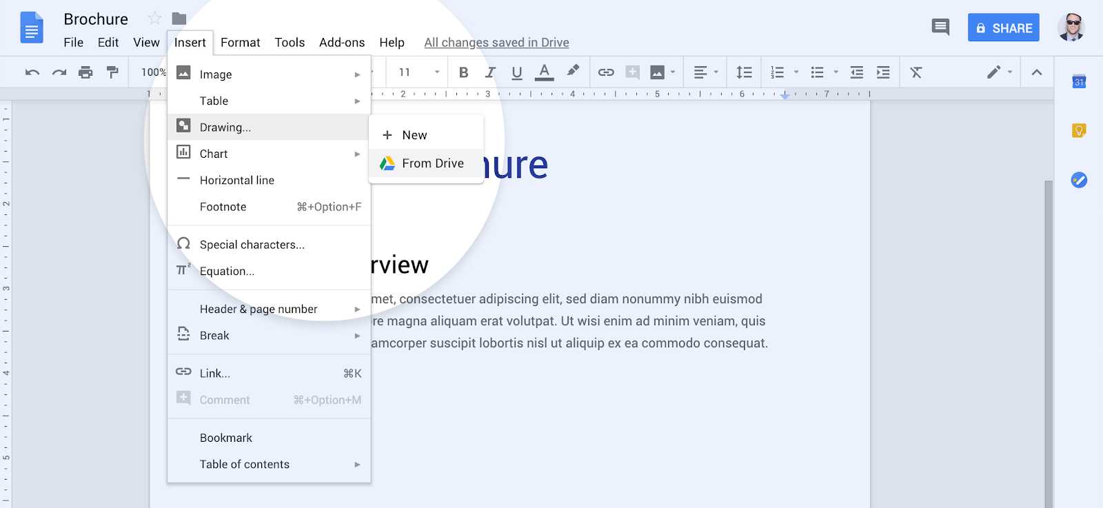 Ya podrás añadir dibujos a tus Google Docs, directamente desde Google