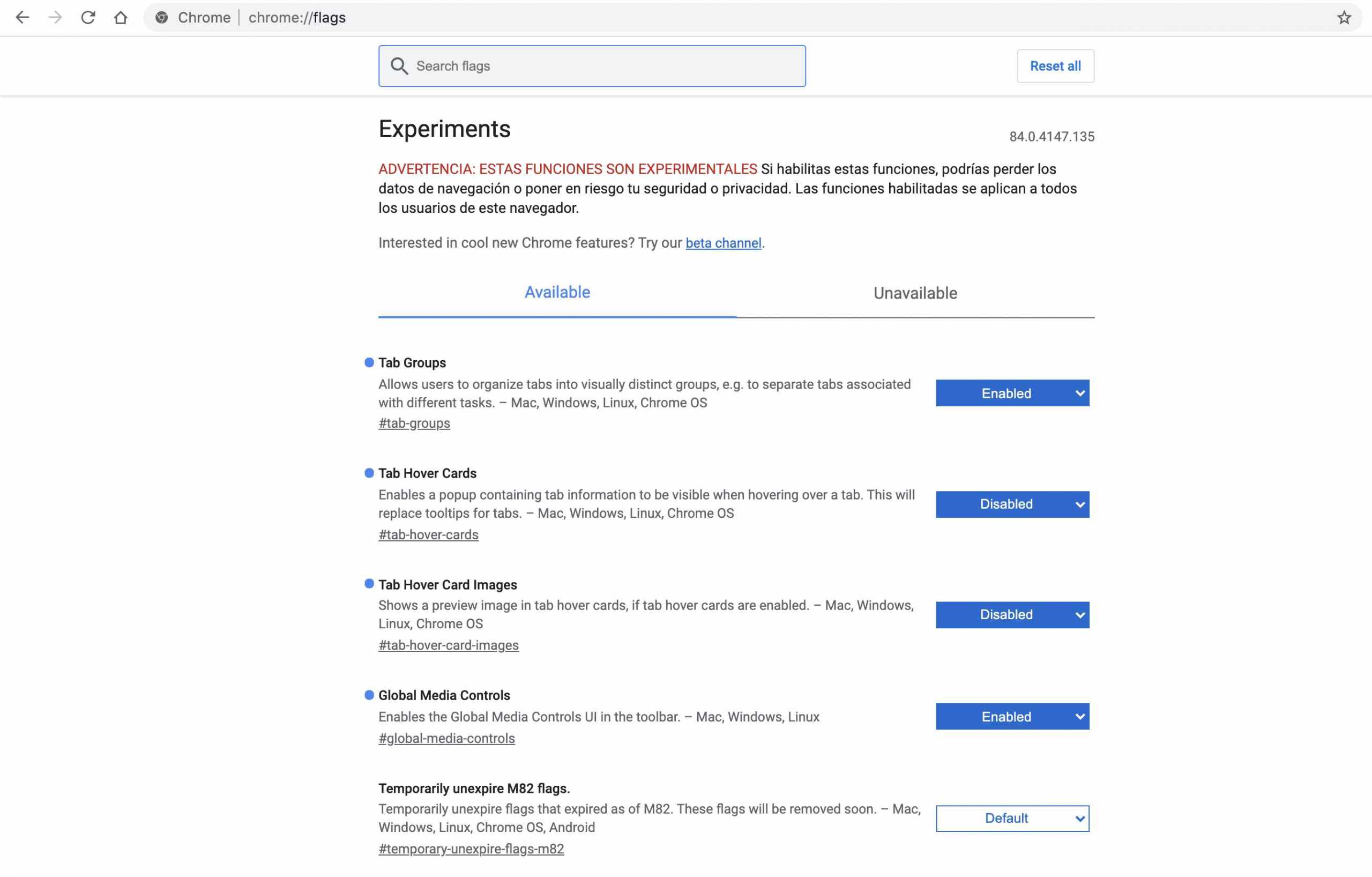 Chrome Flags Qué son y cómo modificar y activar los ajustes